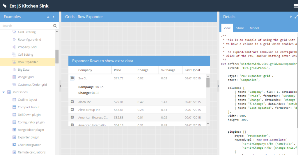 ExtJS 6 triton theme